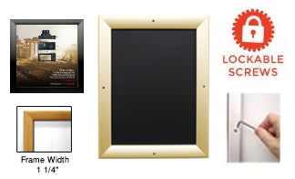 Poster Snap Frames with Security Screws | These Snap Open Frames are TAMPER PROOF 