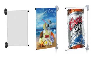 Wall Mount Banner Poster Displays