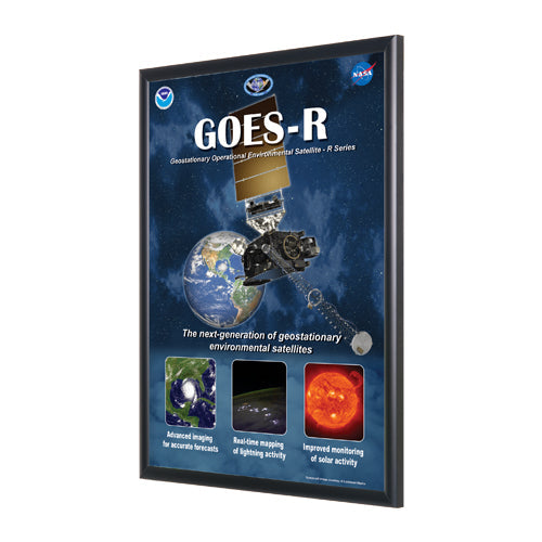 11x17 Metal Picture Frame with Wide-Face Poster Display Frame in Four Finishes + Custom Sizes