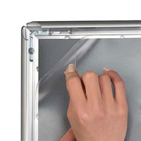 Protective Non-Glare Overlay Included with 11x17 Mitered Corner Snap Frame .59" | Protects Poster, Sign, Graphics and Photographs from Dust and Scratches