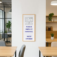 12x36 Wood Framed White Board Dry Erase Marker Boards