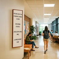 12x48 Wood Framed White Board Dry Erase Marker Boards