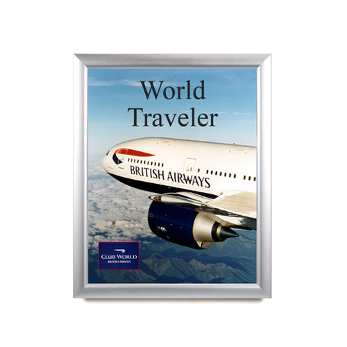 12x36 POSTER DISPLAY SWINGFRAME (SHOWN in SILVER)