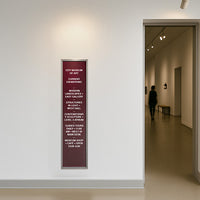 Open Face Vinyl Letter Board 12x60 Aluminum Frame