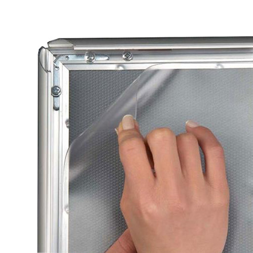 Protective Non-Glare Overlay Included with 14x22 Mitered Corner Snap Frame 1" | Protects Poster, Sign, Graphics and Photographs from Dust and Scratches