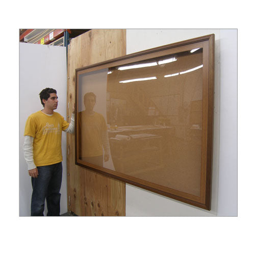 Shown in Walnut Wood Frame (Standard Cork Board Backing)