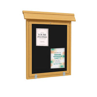 ECO-Design 20x28 Outdoor Wall Mount Mid-Range Information Cork Bulletin Message Boards - Portrait