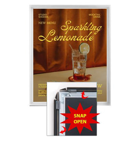 20 x 24 SwingSnaps Front Loading Poster Snap Frames (1 1/4" Mitered Corners)