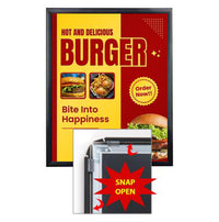 SwingSnap 8.5 x 11 Snap Frames | Quick Change Aluminum Frame with 1 1/4" Mitered Corners