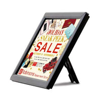 AD Promo Frame 8x10 Table Top Sign Frame + Black Snap Frame Finish