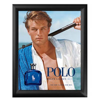 Window Display 8.5x11 Snap Frame Poster Sign Holder | Two-Sided Black Metal Frame Finish