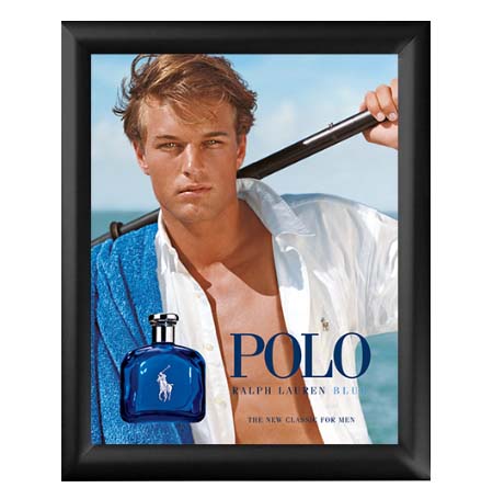 Window Display 8.5x11 Snap Frame Poster Sign Holder | Two-Sided Black Metal Frame Finish