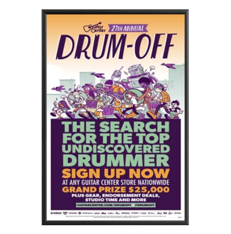 Weatherproof 24x36 Snap Frame Poster Sign Holder | Black Metal Frame Finish