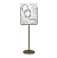 22x28 Poster Stand Pedestal Sign Holder | Bronze Finish