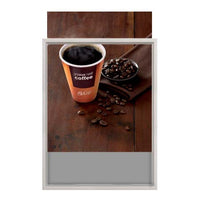 18x24 Slide-In Sign Holder .93" Wide | Mitered Silver Frame Quick Ships