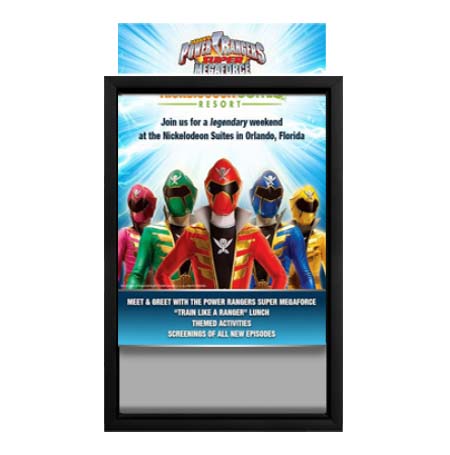 11x17 Slide-In Sign Holder .93" Wide | Mitered Metal Black Frame Quick Ships