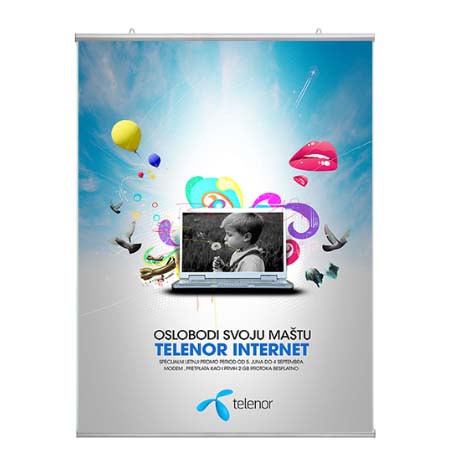 36" Wide Poster Bar Set Snap Frame Rails Hanging Top and Bottom | Silver Frame Finish