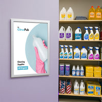 10 x 20 SwingSnaps Front Loading Poster Snap Frames (1 1/4" Mitered Corners)