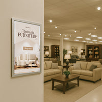 30 x 40 SwingSnaps Front Loading Poster Snap Frames (1 1/4" Mitered Corners)