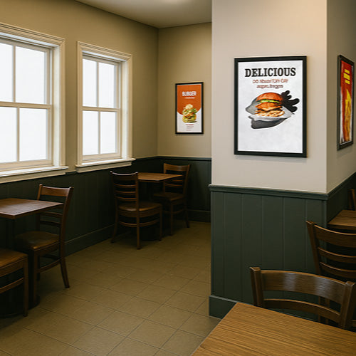 8.5 x 14 SwingSnaps Front Loading Poster Snap Frames (1 1/4" Mitered Corners)