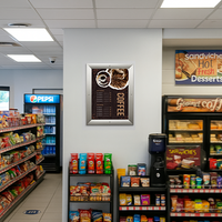 SwingSnap Security Poster Snap Frame with Screws + Key Tool 35+Sizes