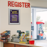 28 x 44 Poster Snap Frame SwingSnaps (with Security Screws)