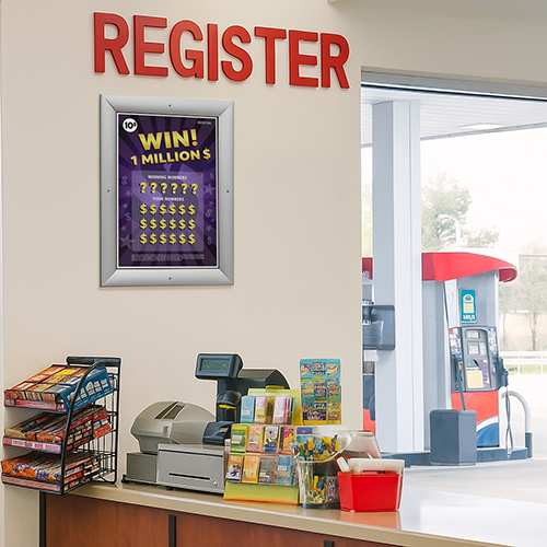 28 x 44 Poster Snap Frame SwingSnaps (with Security Screws)