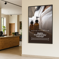 Extra Large 48x72 Poster Snap Frame with 1 1/4" Mitered Corners, Snap Open, Fast Change Aluminum Frames
