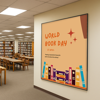 Extra Large Snap Open Frame 96x96 Front Loading Poster Snap Frames (1 1/4" Mitered Corners)