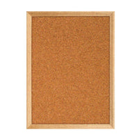 DECORATIVE WOOD FRAMED CORK BULLETIN BOARD 24x96 (SHOWN IN PORTRAIT)