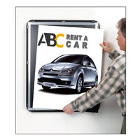 28x44-Poster Snap Frames (1 5/8" Wide Profile) for Mounted Graphics - Displays4Sale