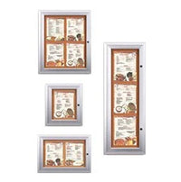 Indoor Enclosed Menu Cases for 8 1/2" x 11" Menu Sizes