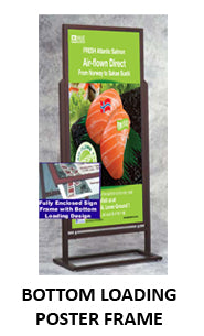 30x40 Jumbo Weather Warrior Sign Holder Display