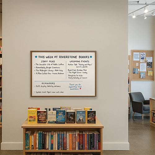 30x40 Wood Framed White Board Dry Erase Marker Boards