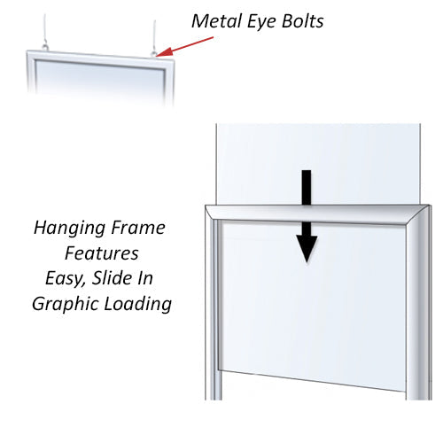 SLIDE IN ALUMINUM HANGING FRAMES