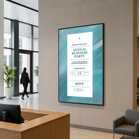 Extra Large 36x60 Poster Snap Frame with 1 1/4" Mitered Corners, Snap Open, Fast Change Aluminum Frames