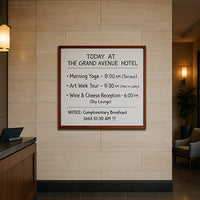 36x36 Wood Framed White Board Dry Erase Marker Boards