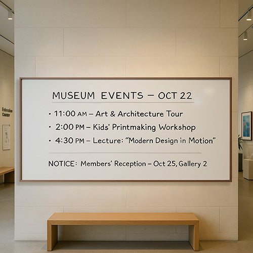 36x72 Wood Framed White Board Dry Erase Marker Boards