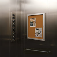 1.25 Inch Deep Super Slim Elevator Display Cases 16 x 20