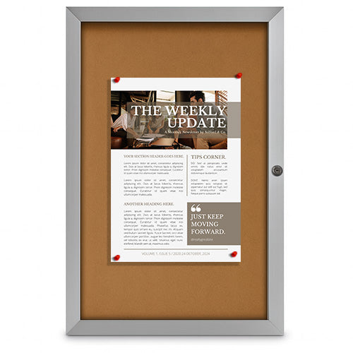 1.25 Inch Deep Super Slim Elevator Display Cases 20 x 24