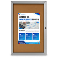 1.25 Inch Deep Super Slim Elevator Display Cases 20 x 30