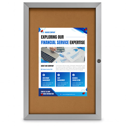 1.25 Inch Deep Super Slim Elevator Display Cases 20 x 30