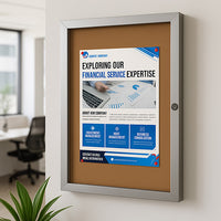 1.25 Inch Deep Super Slim Elevator Display Cases 20 x 30