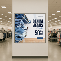 Extra Large Snap Open Frame 42x42 Front Loading Poster Snap Frames (1 1/4" Mitered Corners)