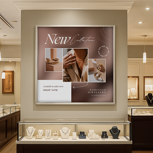 Extra Large Snap Open Frame 42x42 Front Loading Poster Snap Frames (1 1/4" Mitered Corners)