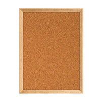 DECORATIVE WOOD FRAMED CORK BULLETIN BOARD 48x60 (SHOWN IN PORTRAIT)