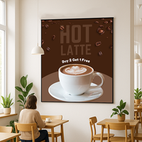 Extra Large Snap Open Frame 48x60 Front Loading Poster Snap Frame with 1 1/4" Wide Metal Profile