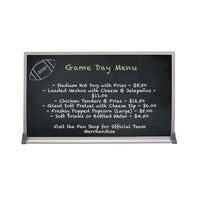 Value Line 12x16 BLACK Chalk Board with Aluminum Frame