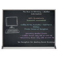 Value Line 11x17 BLACK Chalk Board with Aluminum Frame