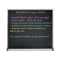 Value Line 30x40 BLACK Chalk Board with Aluminum Frame